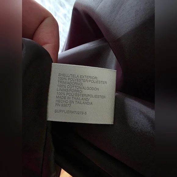 Vintage Jacqueline Ferrar Deep Purple Swing Coat Size Petite Medium - Picture 6 of 7